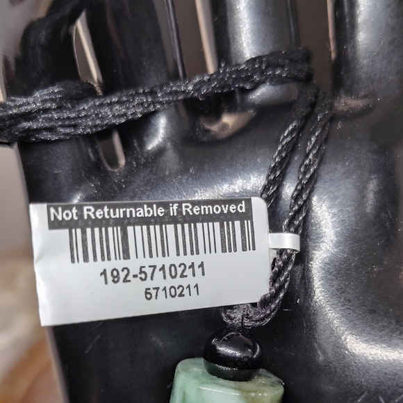 Imperial Jade Stone Pendant Necklace And Free Bracelet - Picture 3 of 8